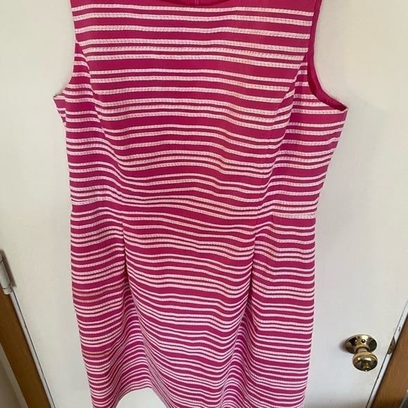 Ladies, size 12, Tommy Hilfiger, pink and white dress - Picture 3 of 7